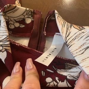 Midi elegant floral dress